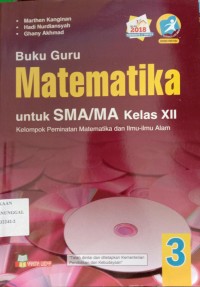 Image of BUKU GURU MATEMATIKA KELAS XII