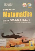BUKU GURU MATEMATIKA Kelas X