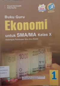 Image of BUKU GURU EKONOMI Kelas X