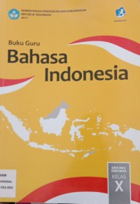 Image of BUKU GURU BAHASA INDONESIA Kelas X